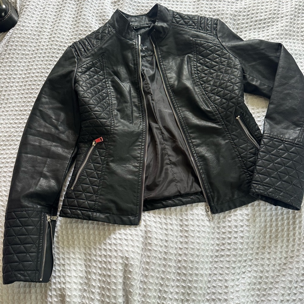 NWOT LA Coalition faux leather jacket, FREE SHIPPING